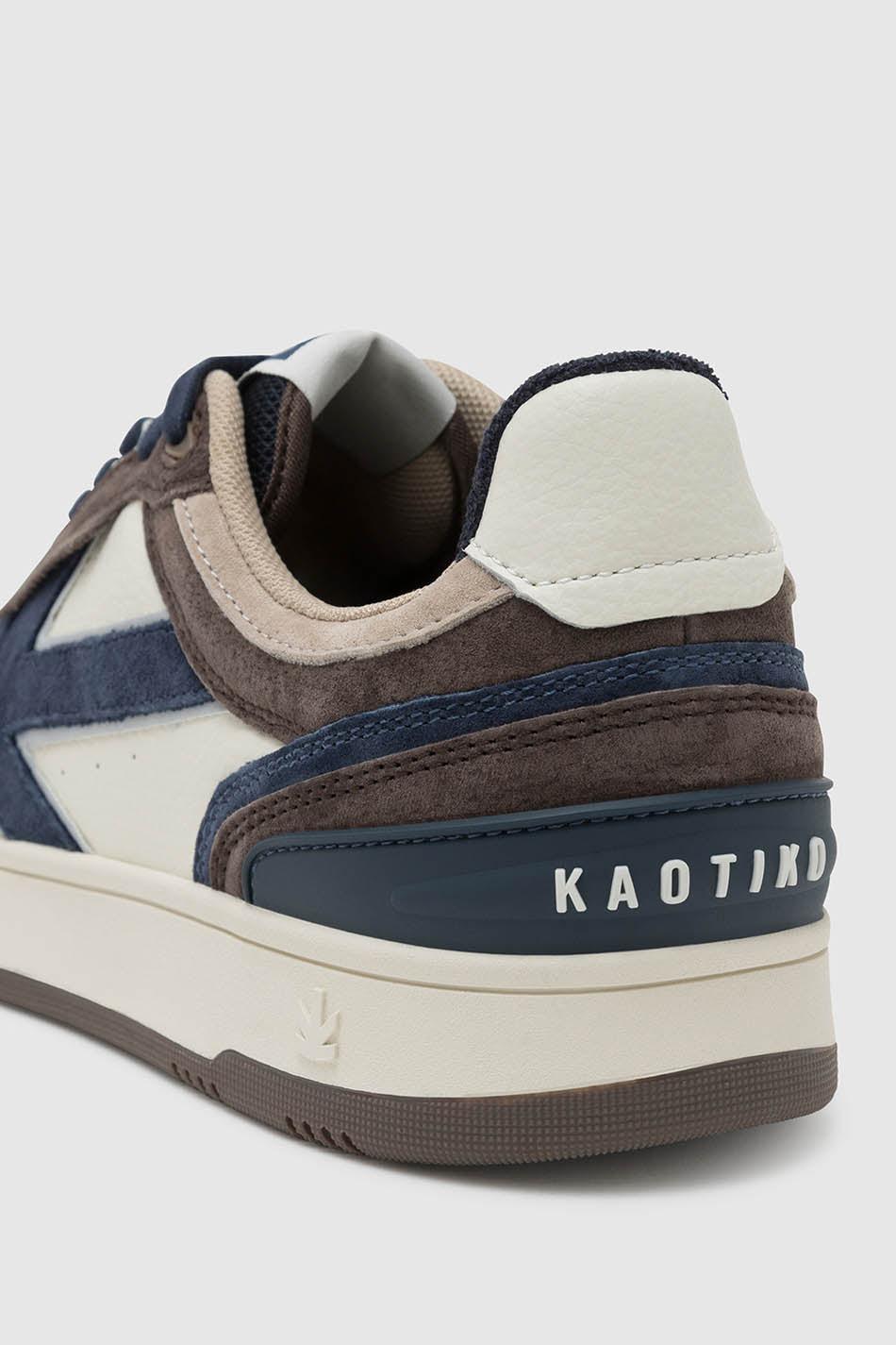 kaotiko Zapatillas Kaotiko Boston Piping Suede Navy Promoción por tiempo limitado