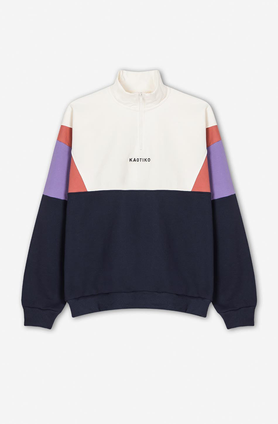kaotiko Sudadera Arthur Ivory/Cresent /Navy