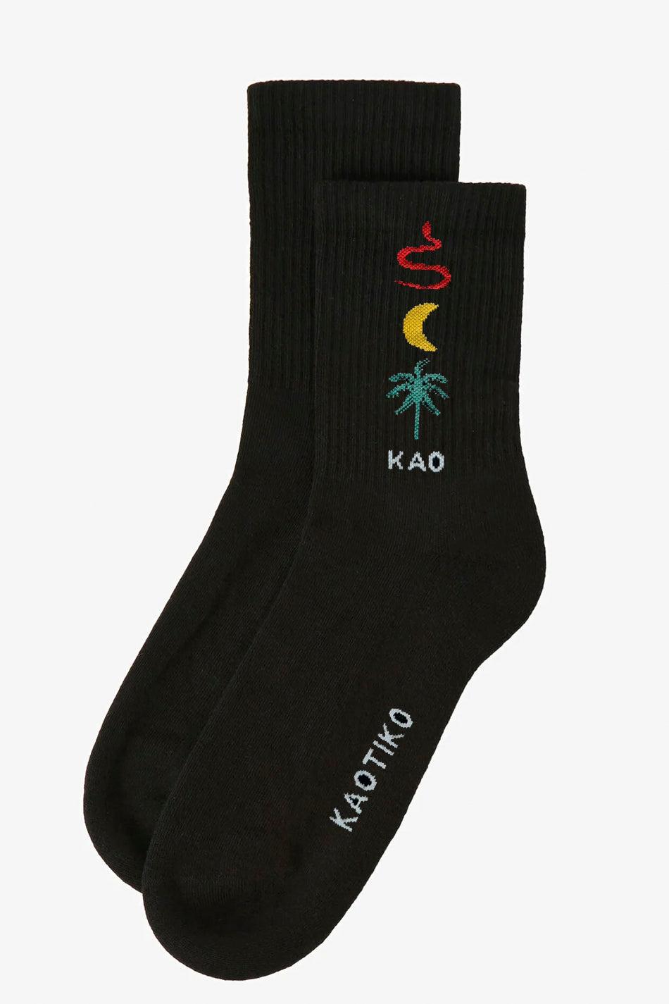 kaotiko Calcetines Jungle Black