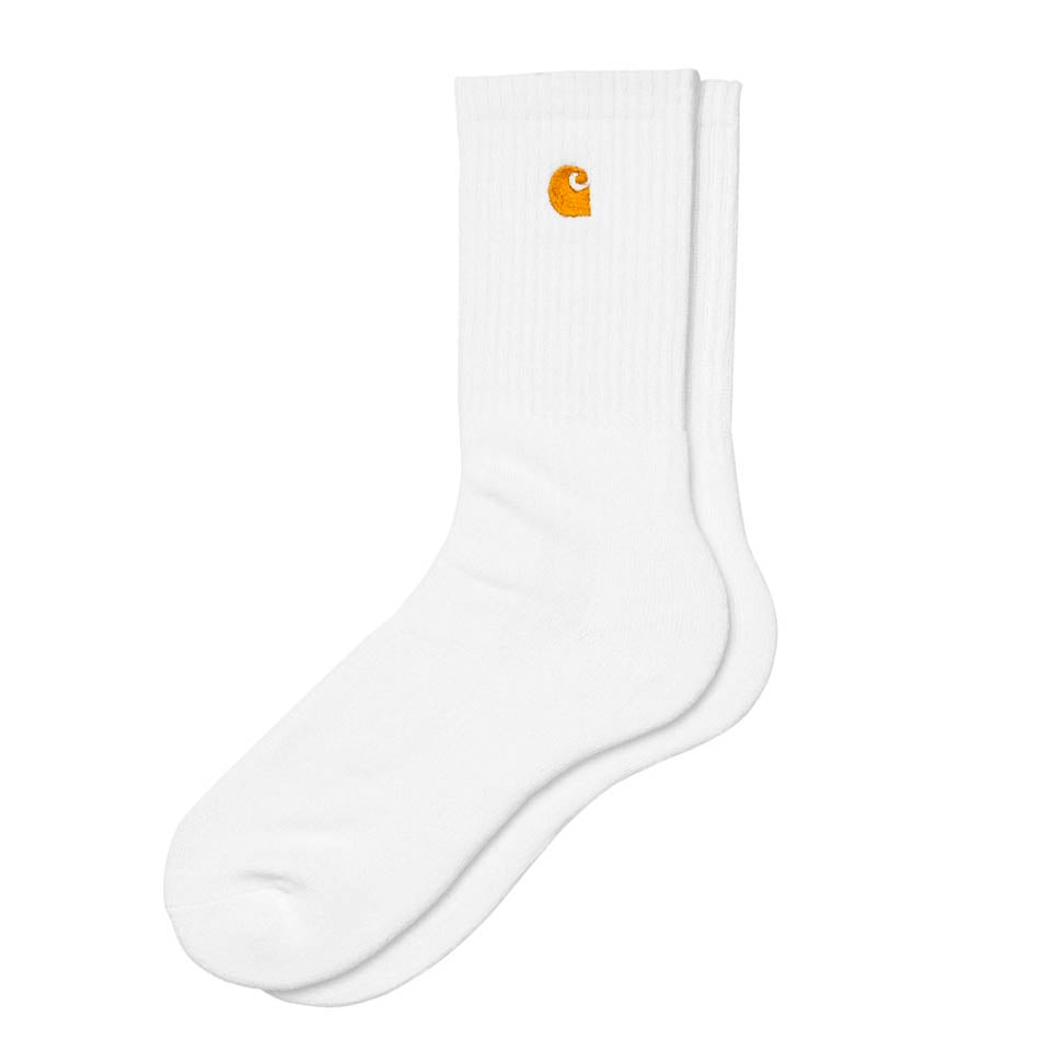 kaotiko Calcetines Carhartt WIP Chase White/Gold Promoción trimestral