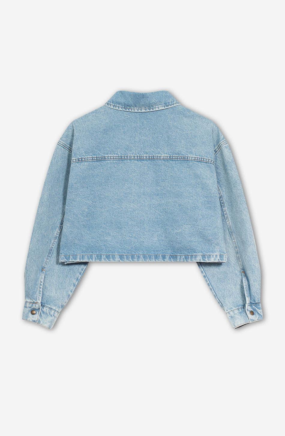 kaotiko Chaqueta Pockets Washed Denim Última moda