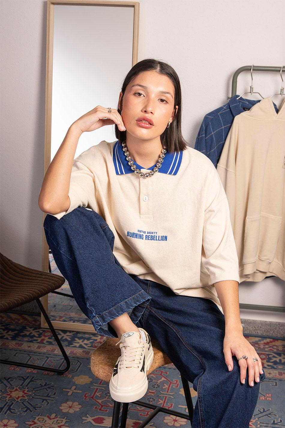 kaotiko Polo Burning Rebellion Organic Cotton Devoluciones gratuitas