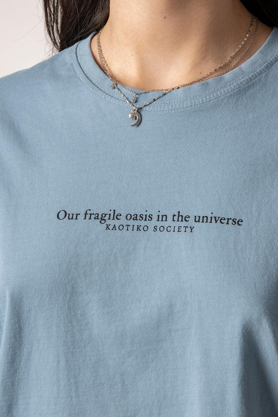 kaotiko Camiseta Washed Oasis Blue Fly 2025