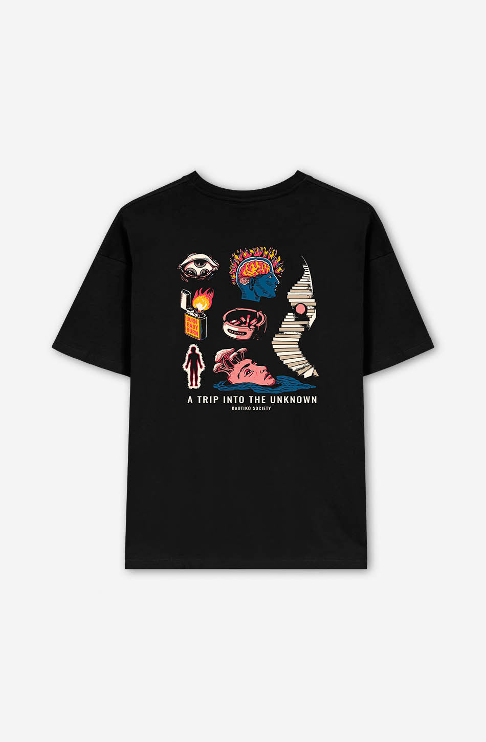 kaotiko Camiseta Unknown Trip Black Ofertas