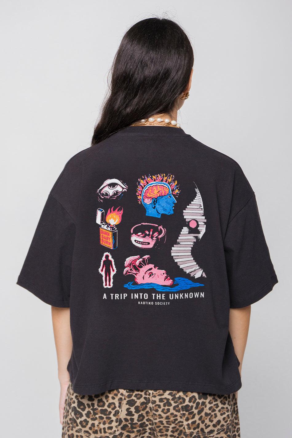 kaotiko Camiseta Unknown Trip Black Ofertas