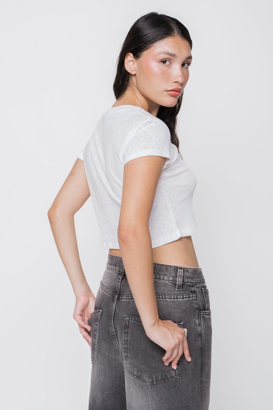 kaotiko Camiseta Broken Heart White/ Mallow Rebajas baratas