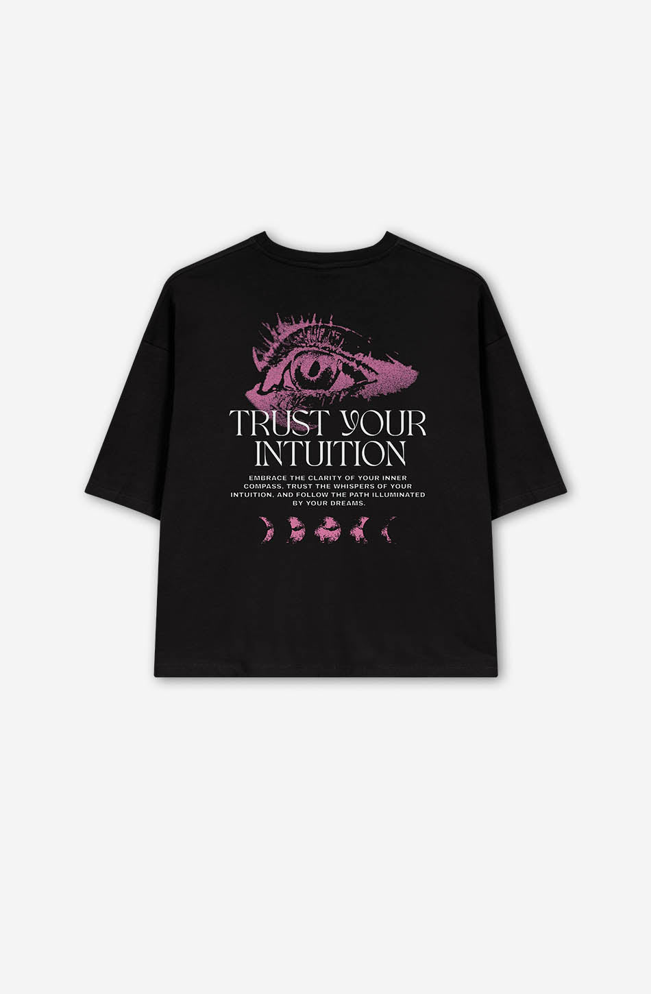 kaotiko Camiseta Eye Trust Your Intuition Black