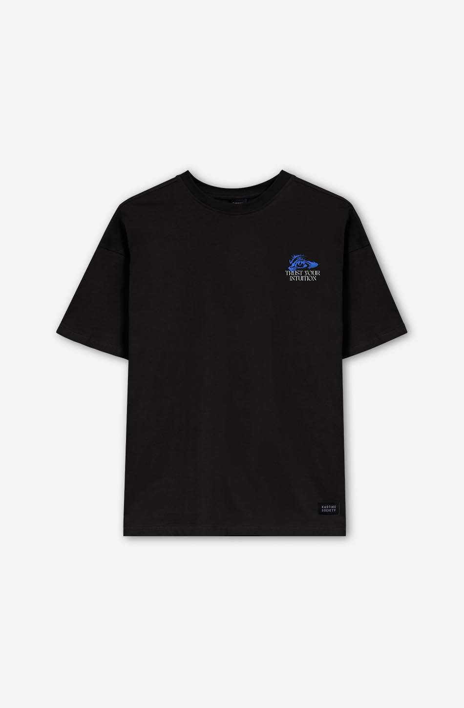 kaotiko Camiseta Eye Trust Your Intuition Black Liquidación