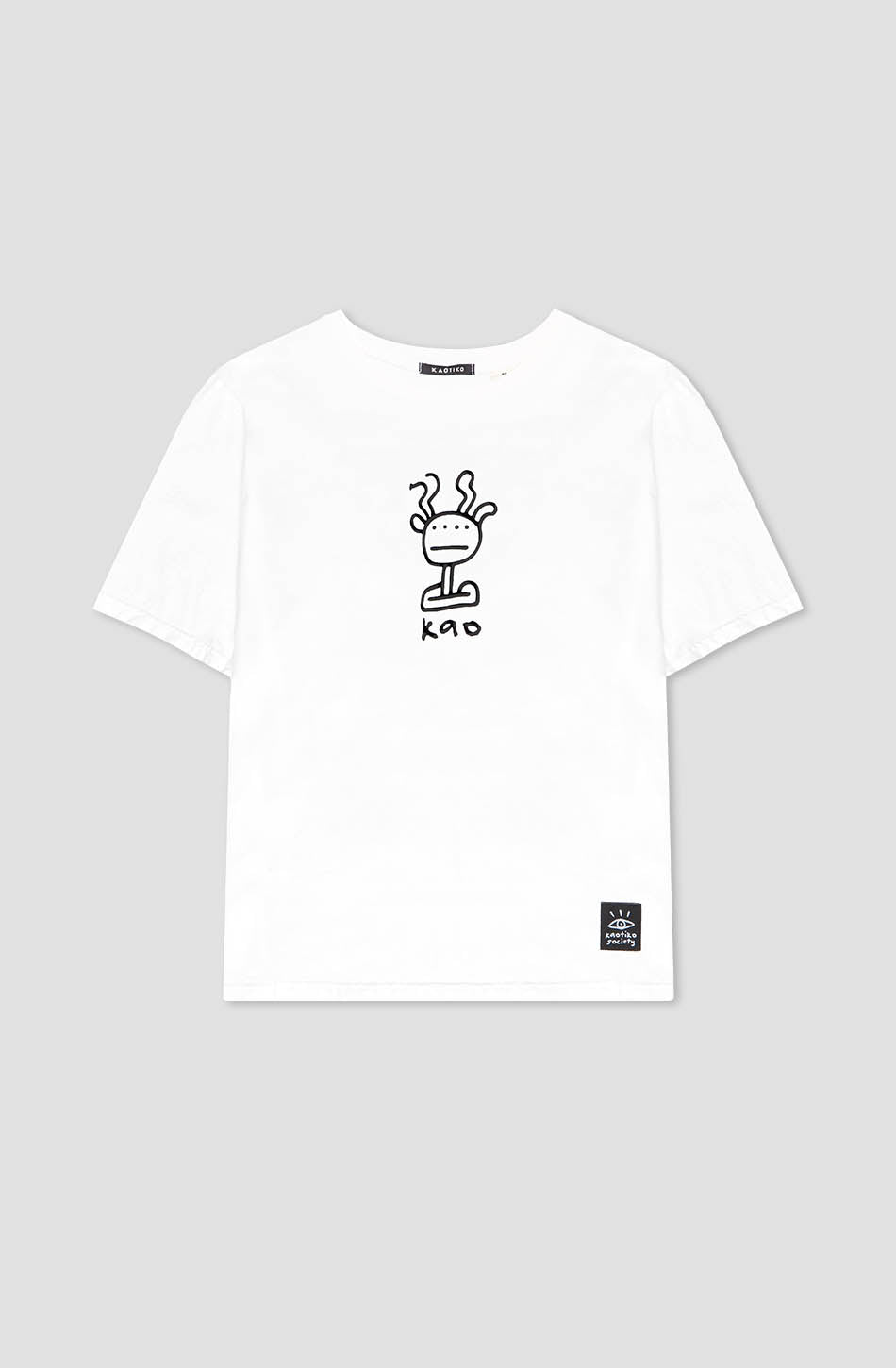kaotiko Camiseta Washed Boy Eye White Rebajas online