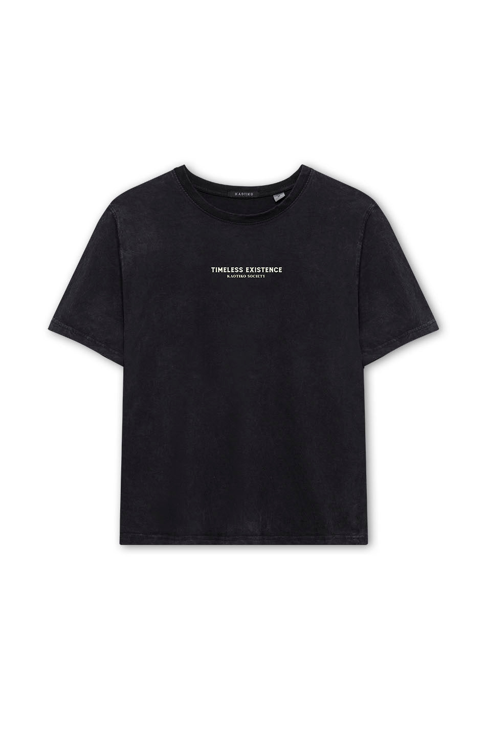 kaotiko Camiseta Washed Volcanic Symphony Black Oferta especial