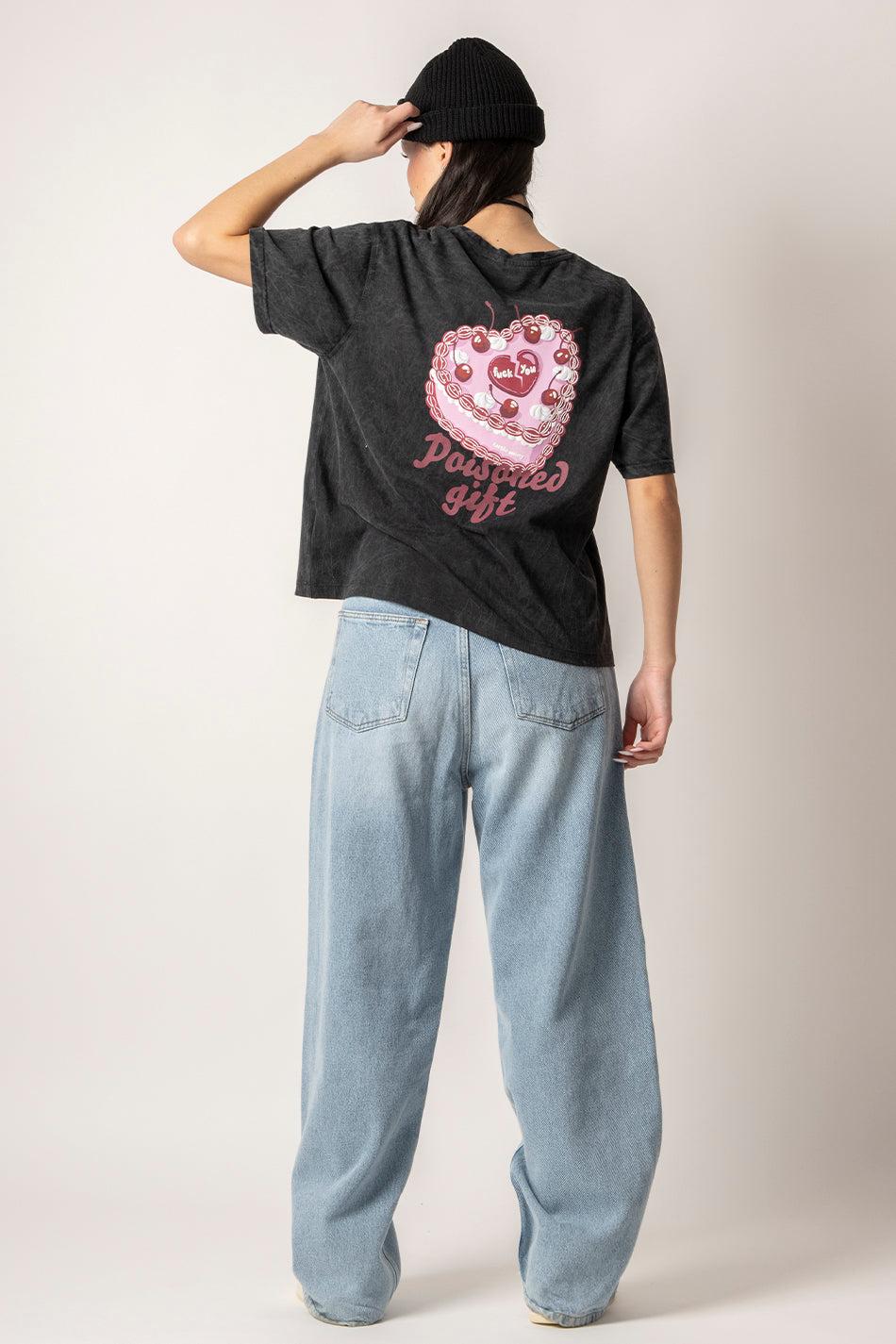 kaotiko Camiseta Washed Poisoned Gift Black Envío gratis