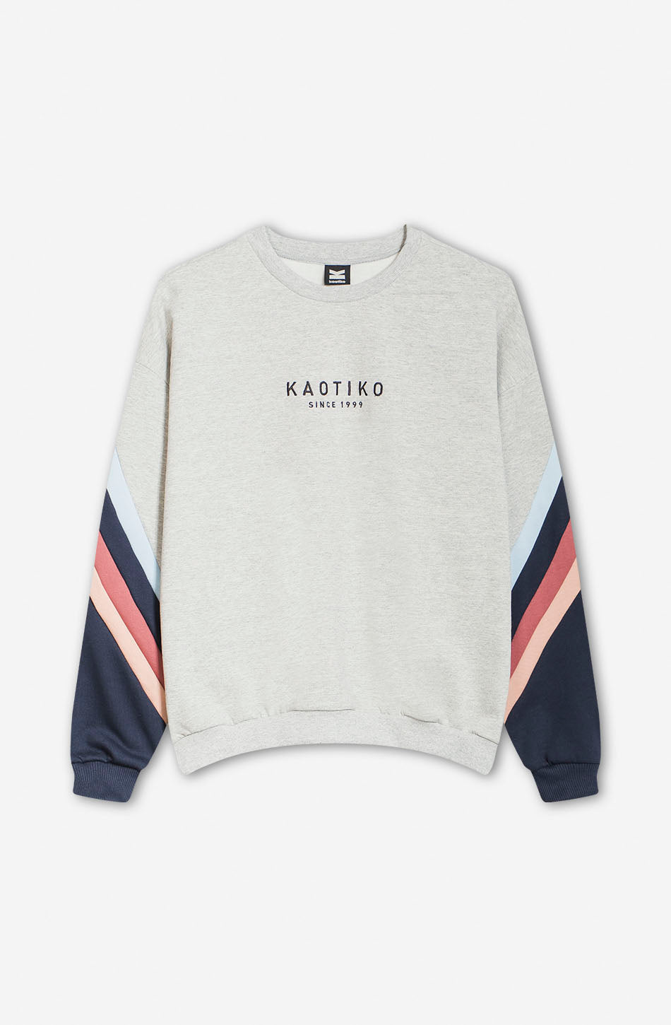 kaotiko Sudadera Walker Gray / Navy Superdescuento