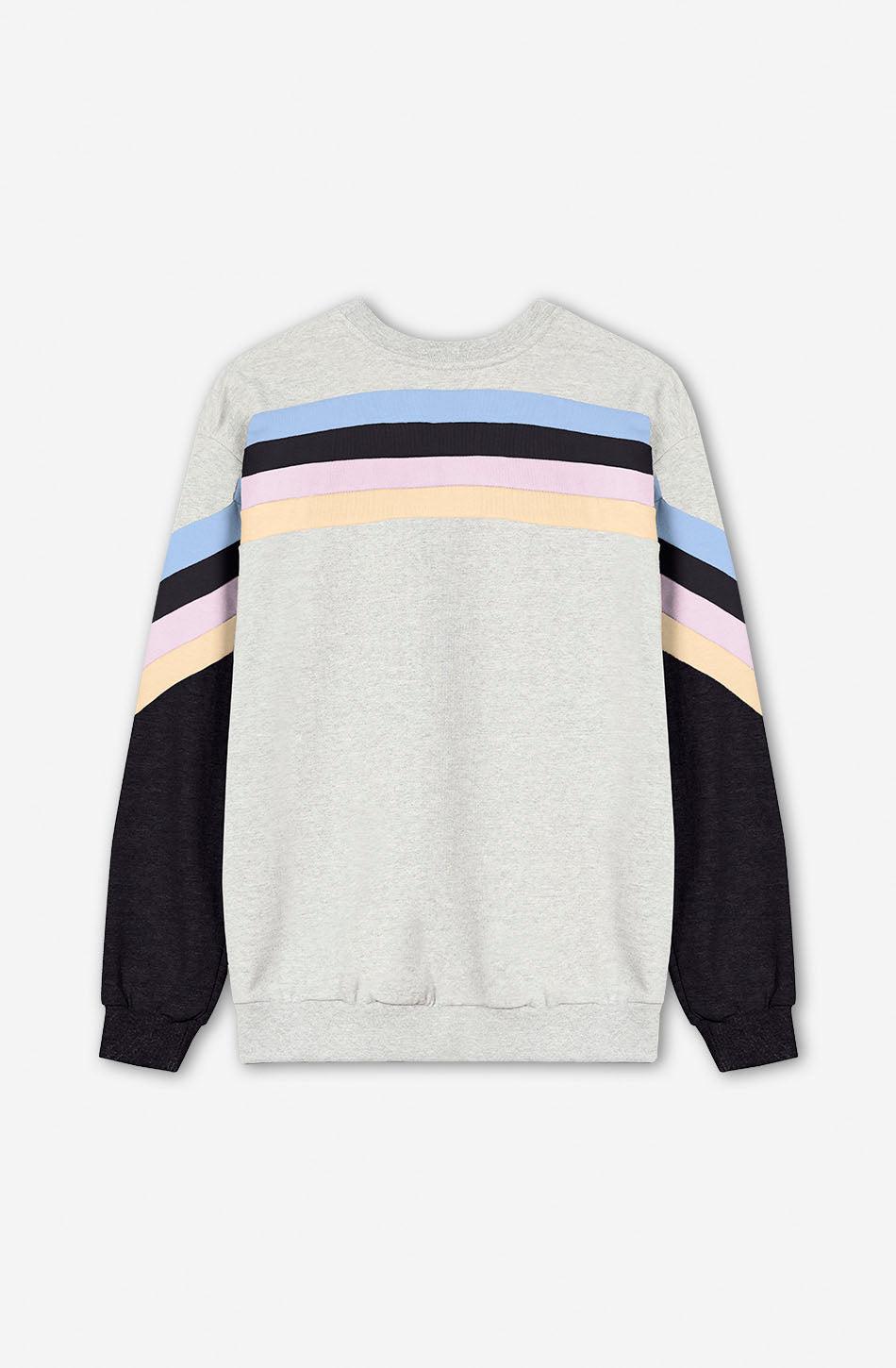kaotiko Sudadera Walker Gray/ Black/ Niagara Grandes descuentos