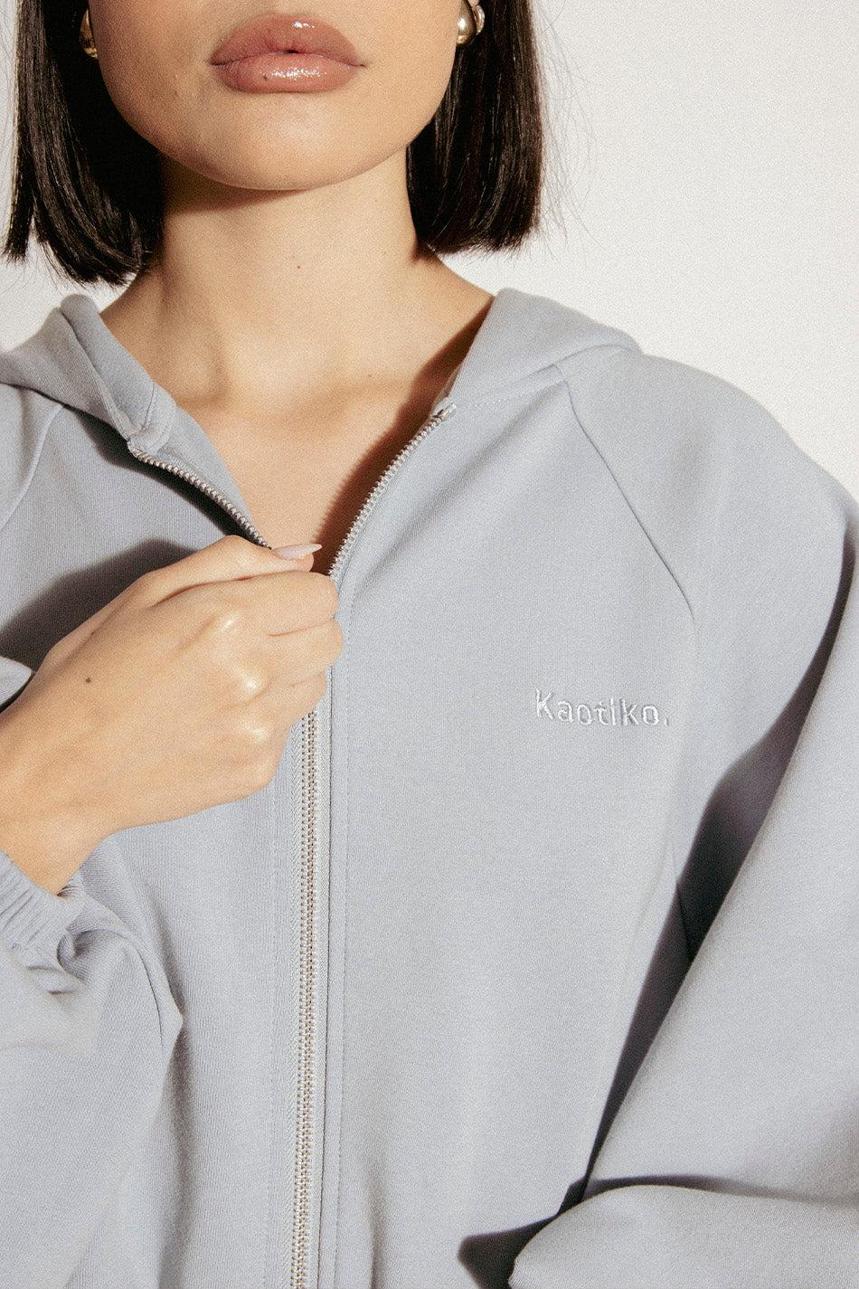 kaotiko Sudadera Zipper Jacket Giulia Interlock Iceberg Ahorra y exporta