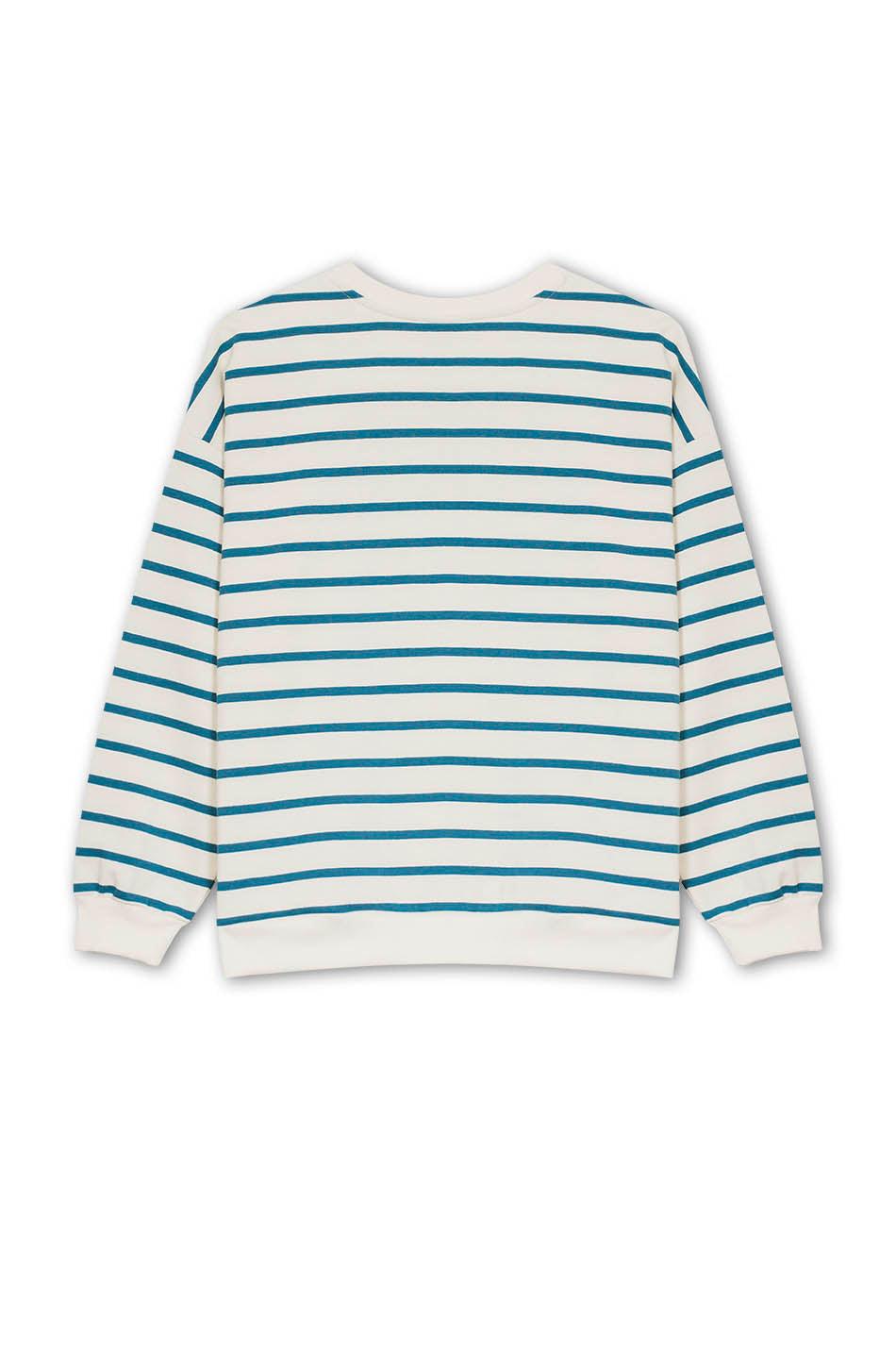 kaotiko Sudadera Stripes Blue/ Ivory En oferta