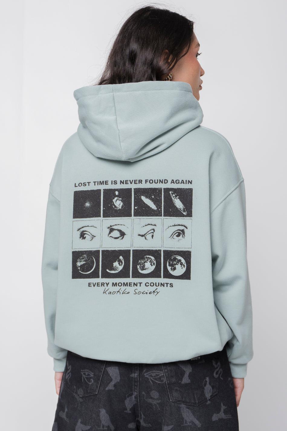 kaotiko Sudadera Washed Phases Eyes Cloud Descuento por venta flash
