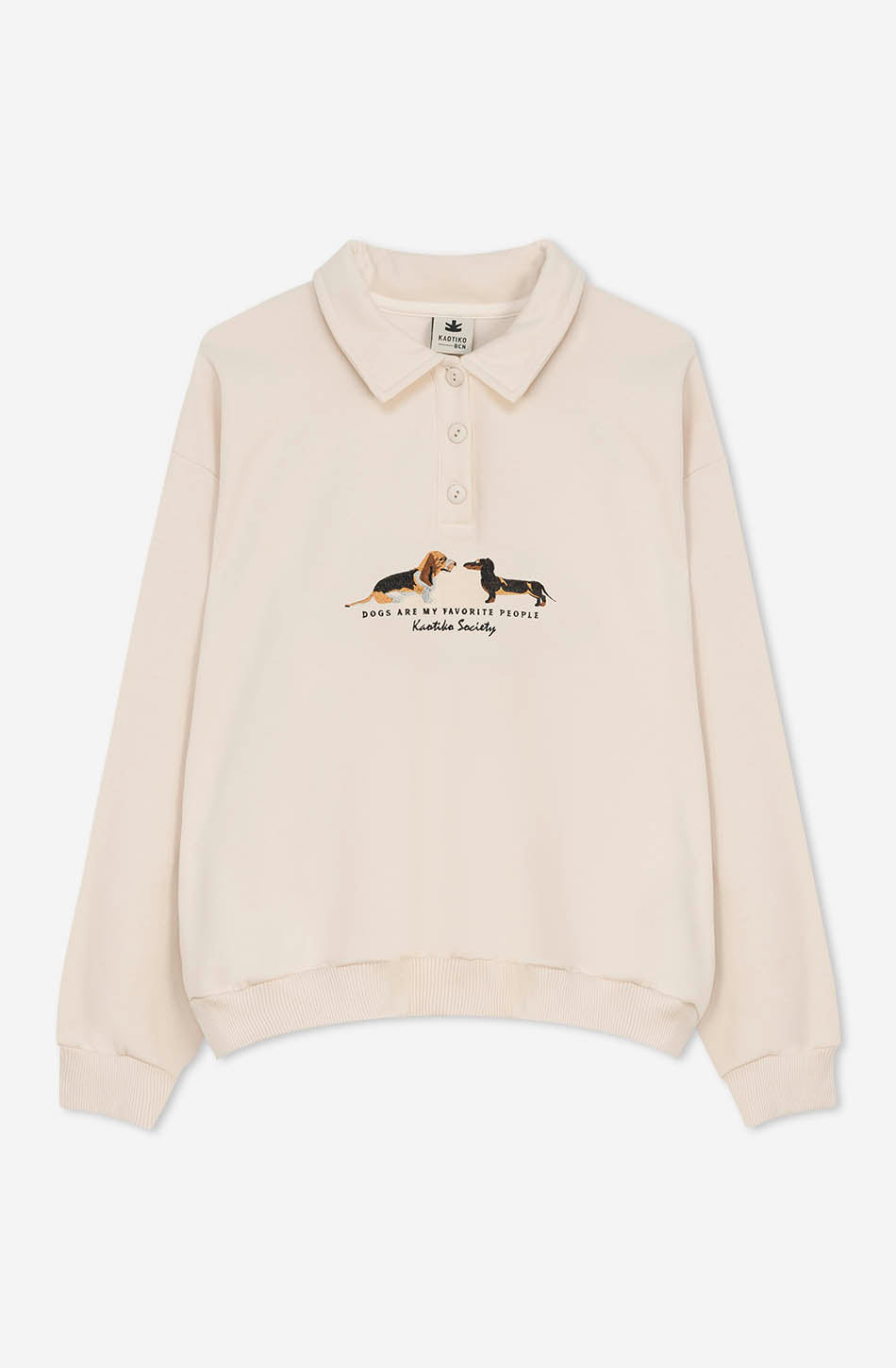 kaotiko Sudadera Puppies Bone Rebajas de fin de temporada
