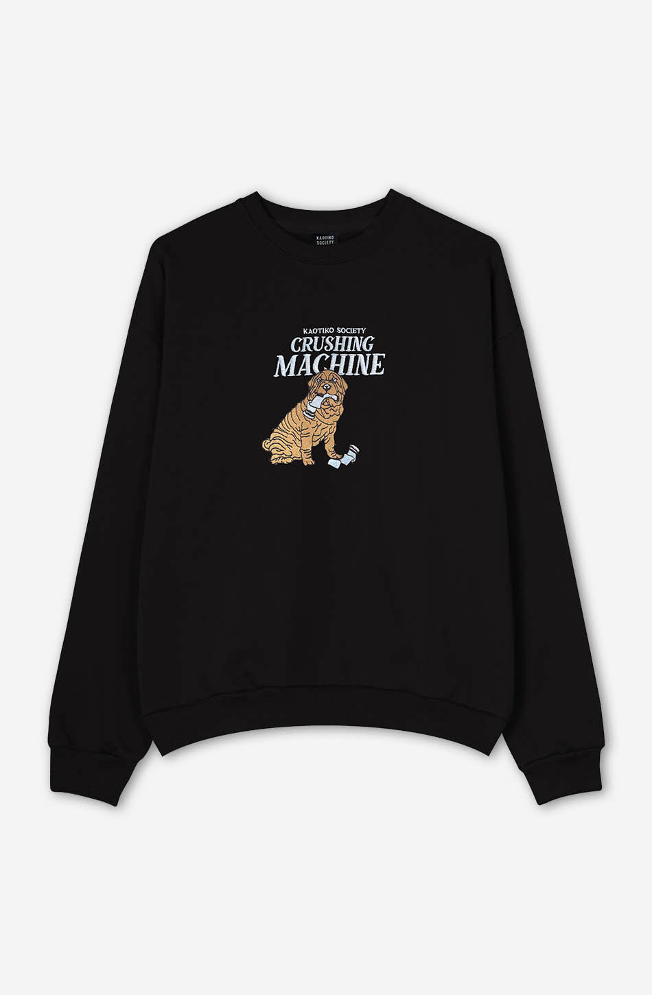 kaotiko Sudadera Crushing Machine Black Precio ultrabajo