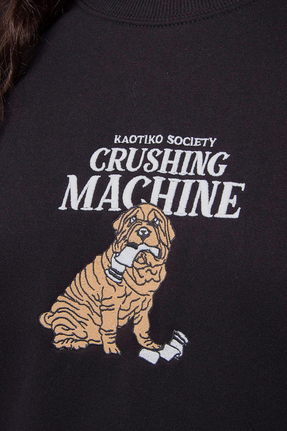 kaotiko Sudadera Crushing Machine Black Precio ultrabajo