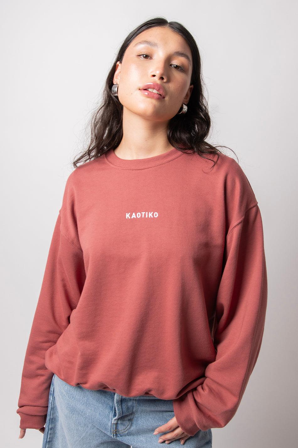 kaotiko Sudadera Bruna Burgundy En línea