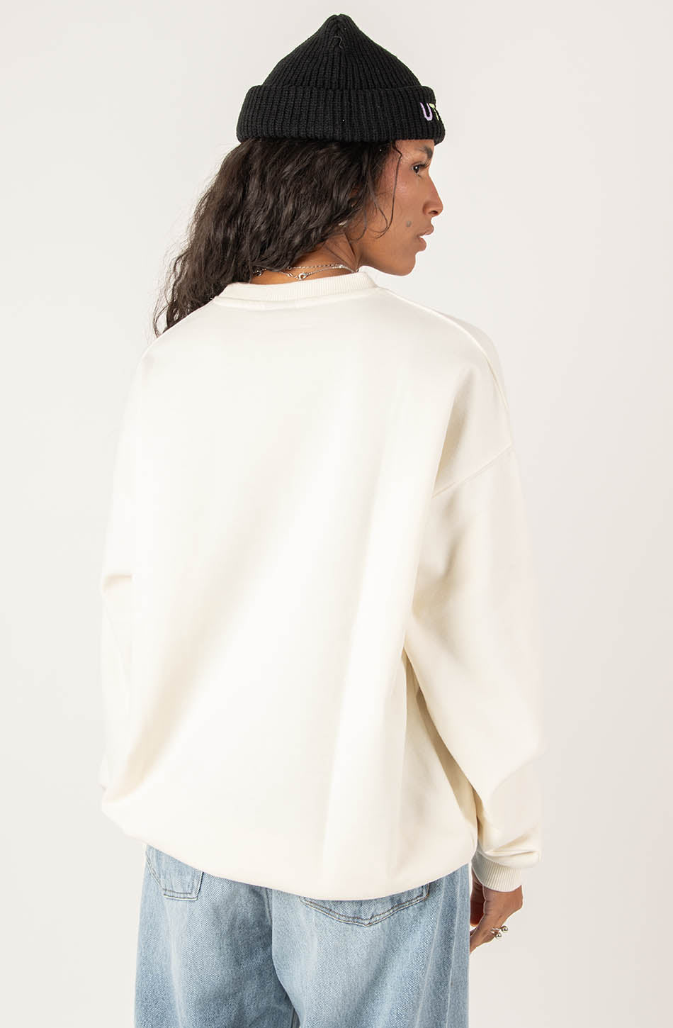 kaotiko Sudadera Under Her Eyes Ivory Venta caliente