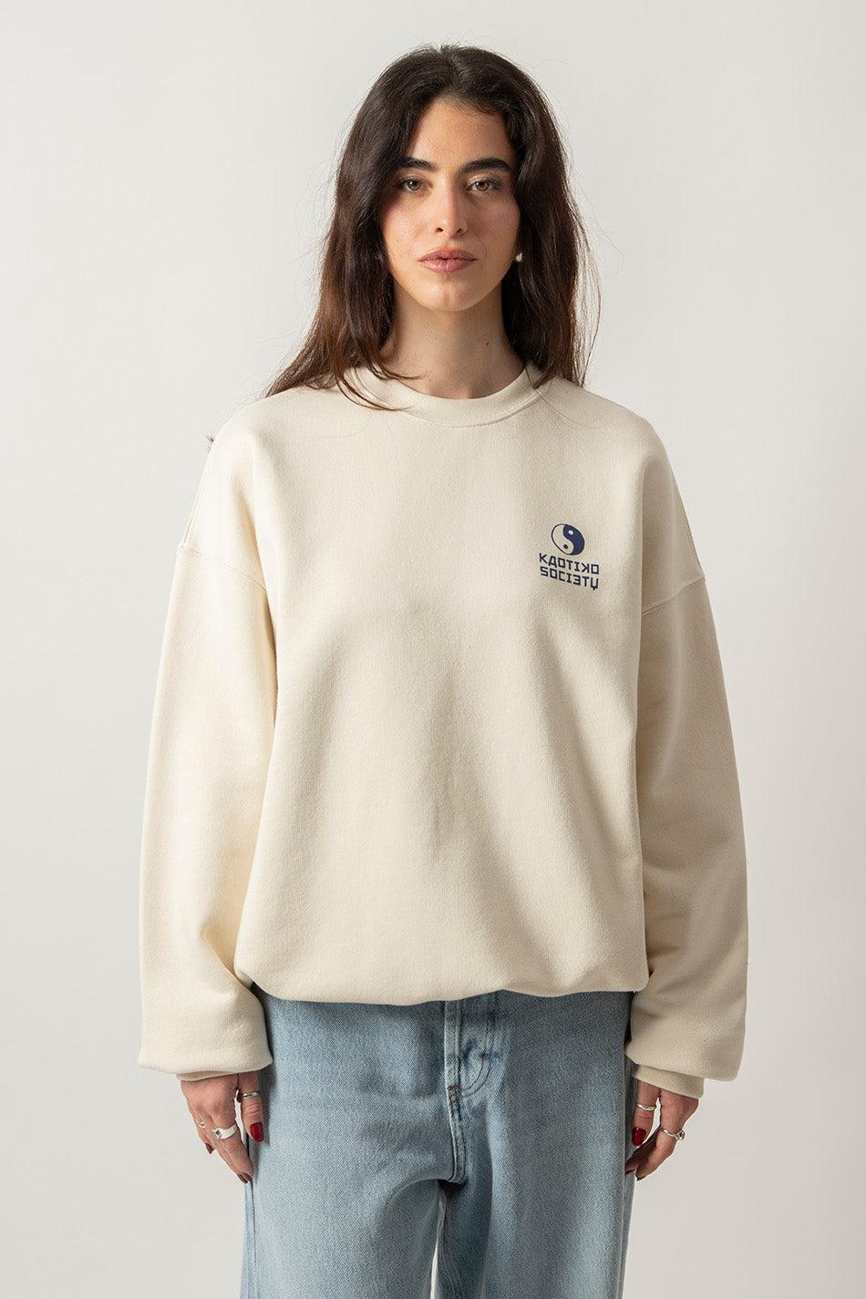 kaotiko Sudadera Yakisoba Lovers Organic Cotton Ivory Los más vendidos