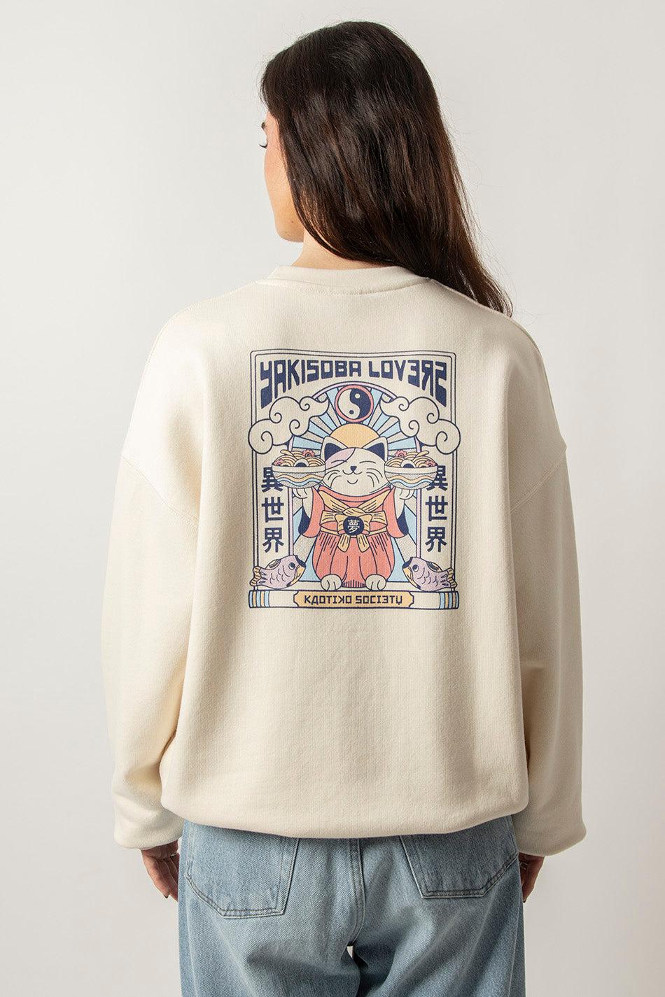 kaotiko Sudadera Yakisoba Lovers Organic Cotton Ivory Los más vendidos