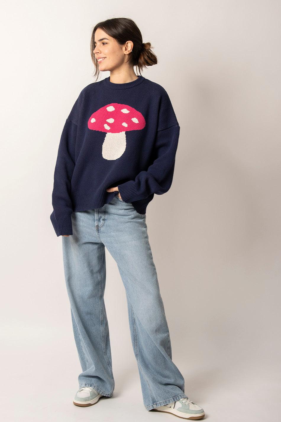 kaotiko Jersey Mushroom Navy Tienda