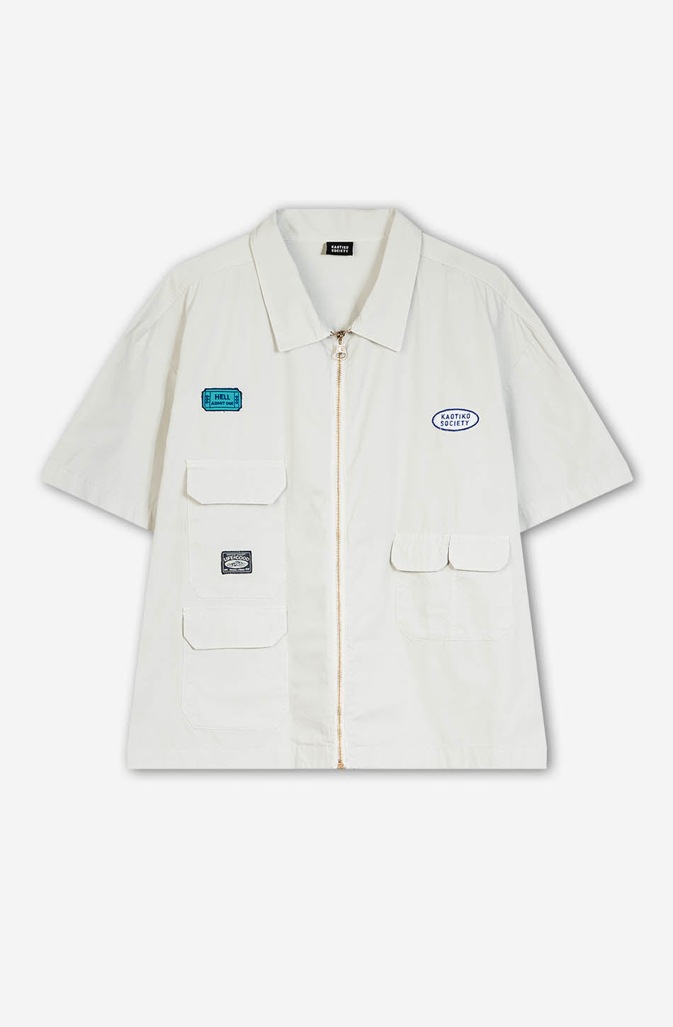 kaotiko Camisa Fuels Devils Valley Pearl Gray Mejor oferta