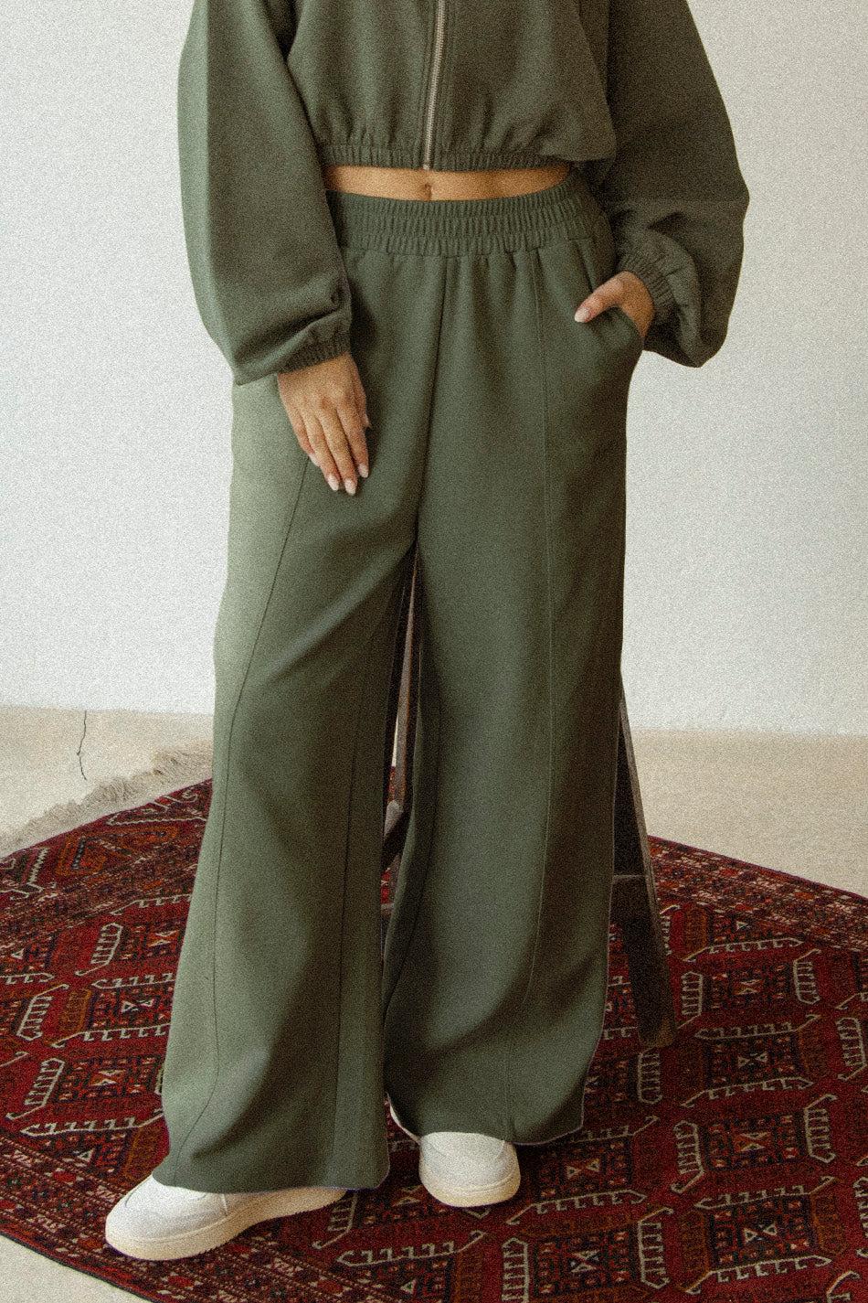kaotiko Pantalón Jogger Venice Interlock Olive Precio de fábrica