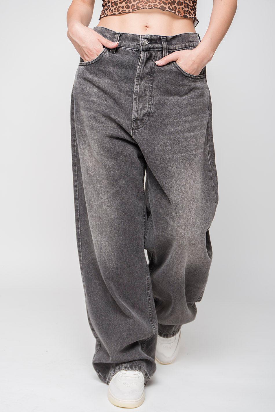 kaotiko Pantalón Loose Baggy Denim Black Promoción trimestral