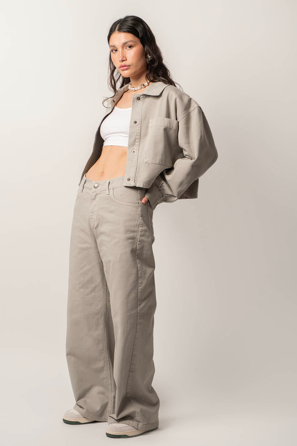kaotiko Pantalón Baggy Oversize Stone Superdescuento