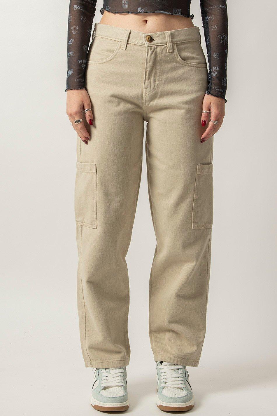 kaotiko Pantalón Factory Cream Limitado a 3 días