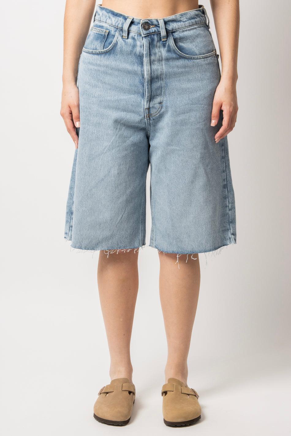 kaotiko Bermuda Loose Baggy Denim Libre de impuestos
