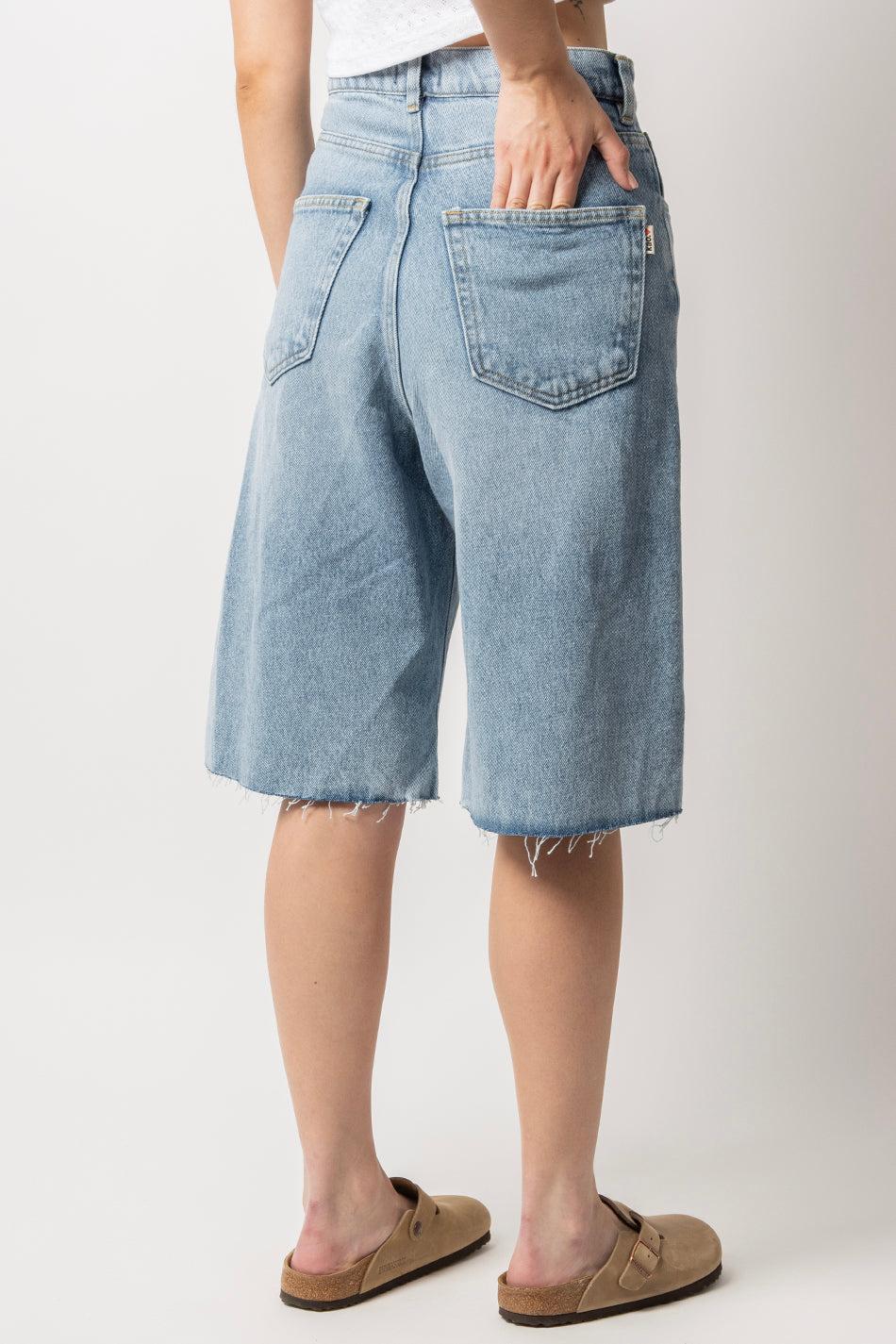 kaotiko Bermuda Loose Baggy Denim Libre de impuestos