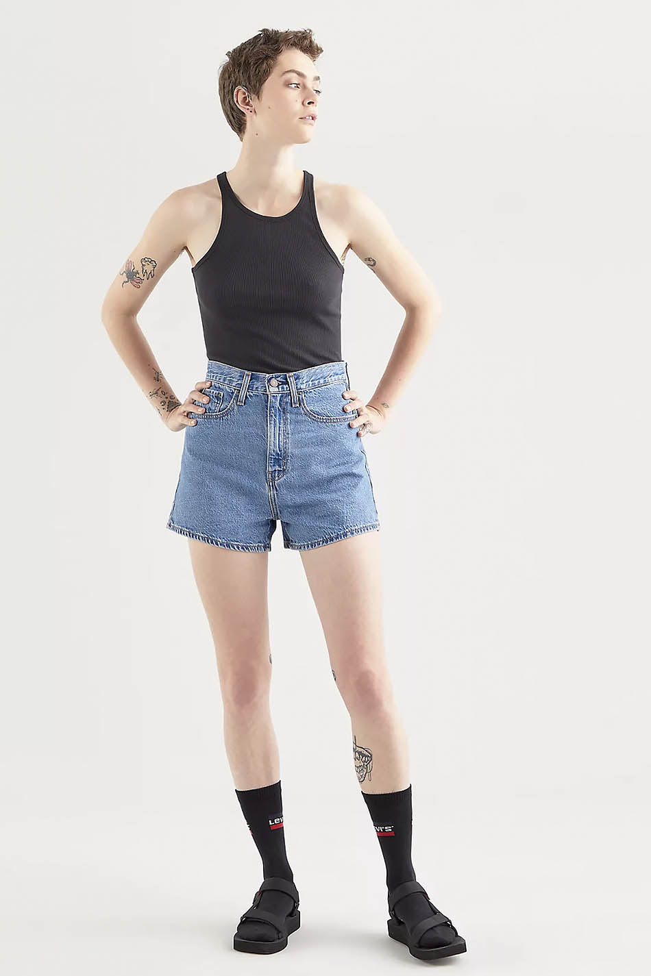 kaotiko Shorts Levi's High Loose Precio ultrabajo