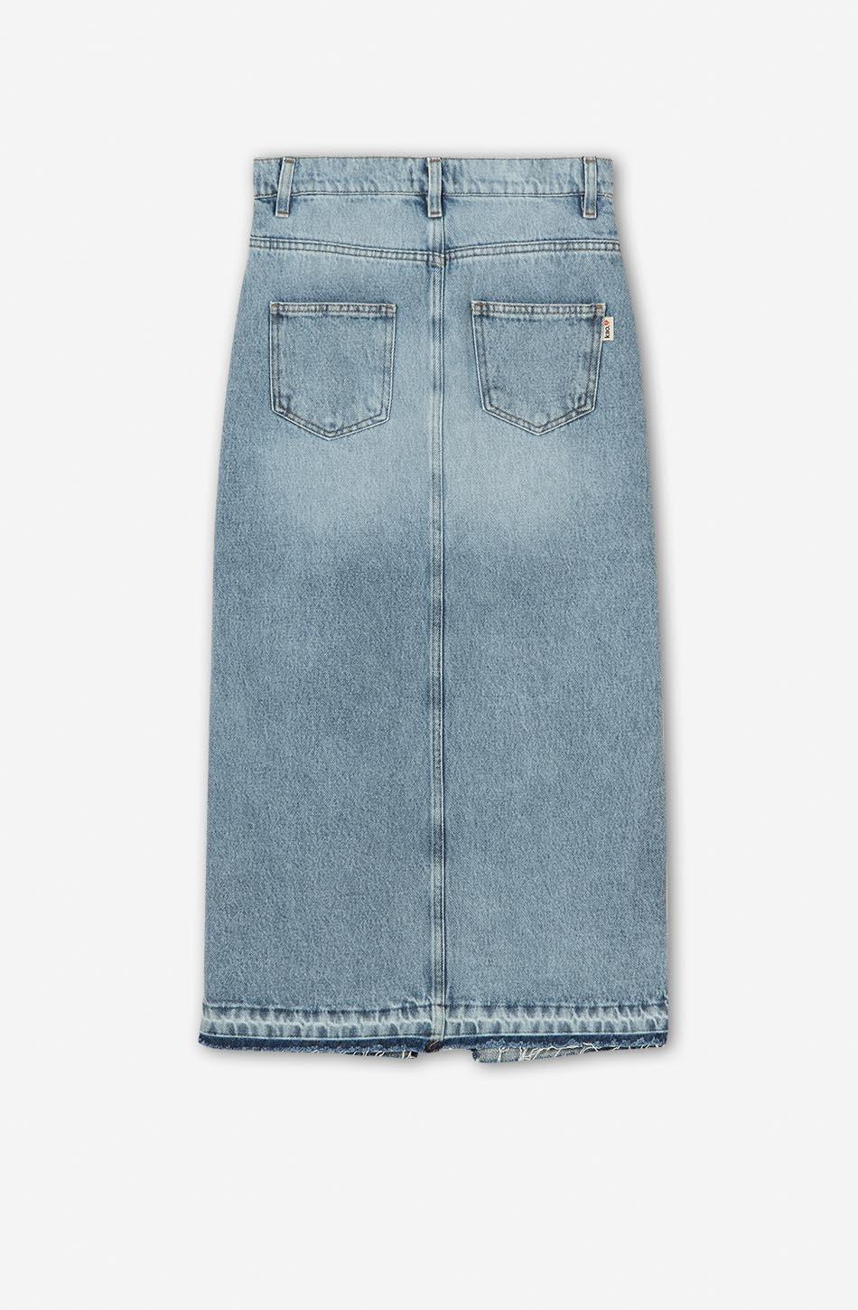 kaotiko Falda Long Denim En línea