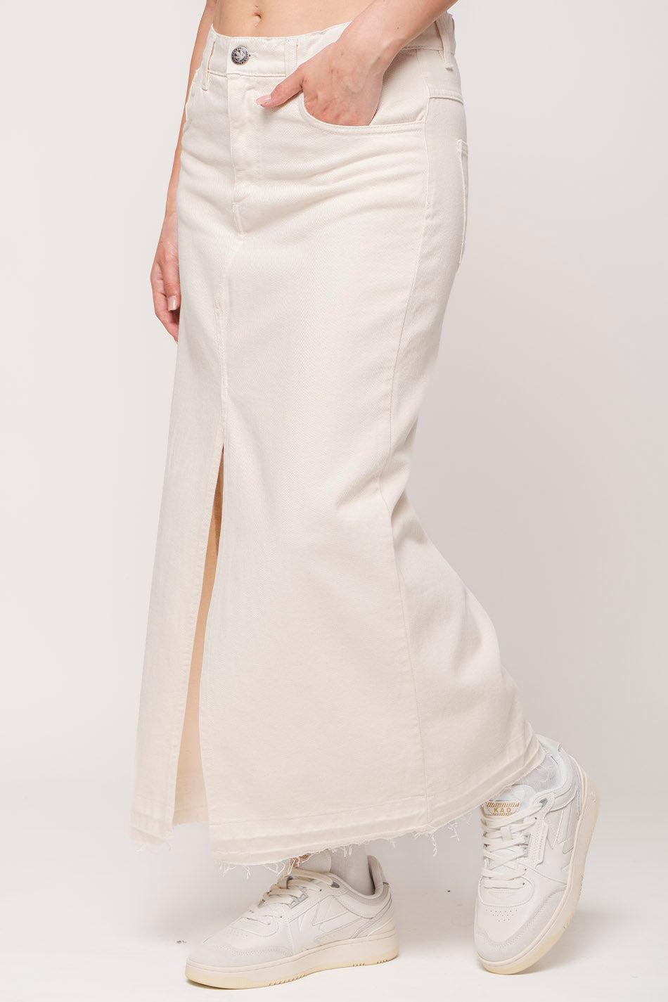 kaotiko Falda Long Denim Stone Outlet