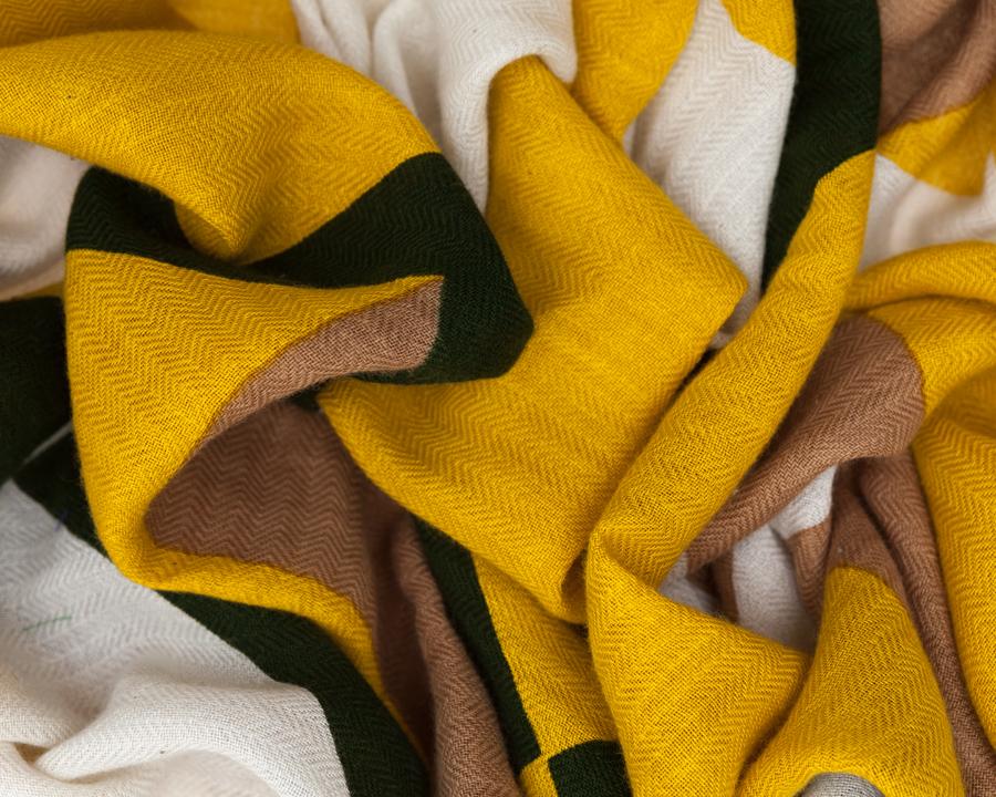 lovat & green RETRO YELLOW - LOVAT&GREEN SS’ 18 Scarves Collection Último día