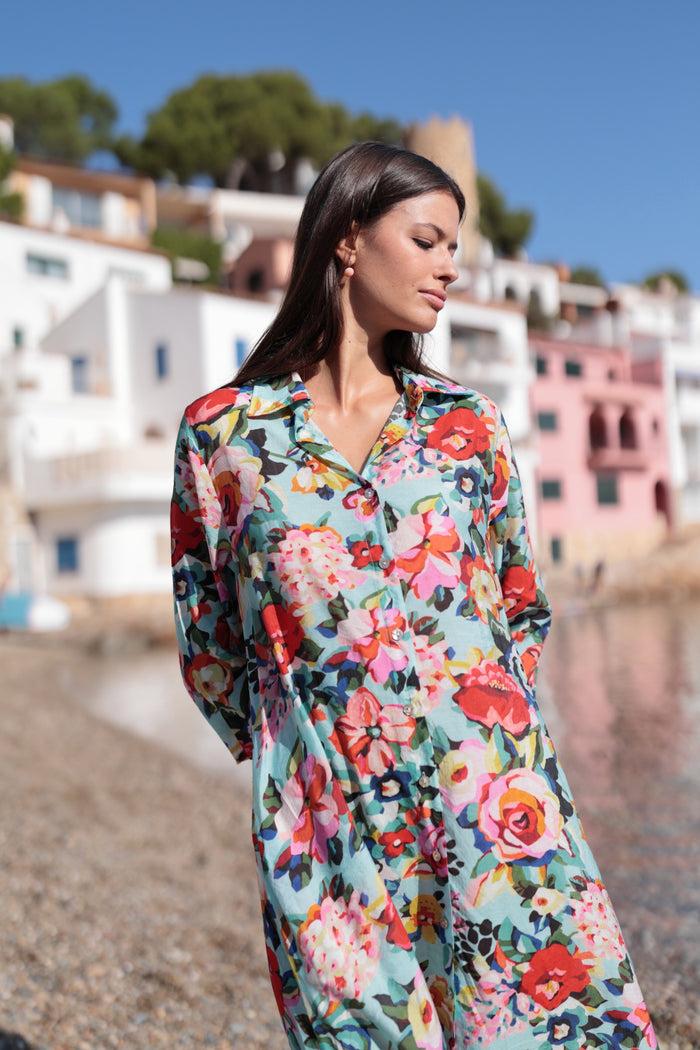 luna llena Vestido camisero Miami Corelli AL808 – Luna Llena Superdescuento