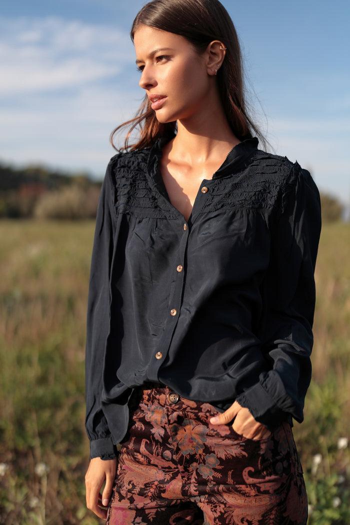 luna llena Blusa Apollonia VI205 – Luna Llena Mejor oferta