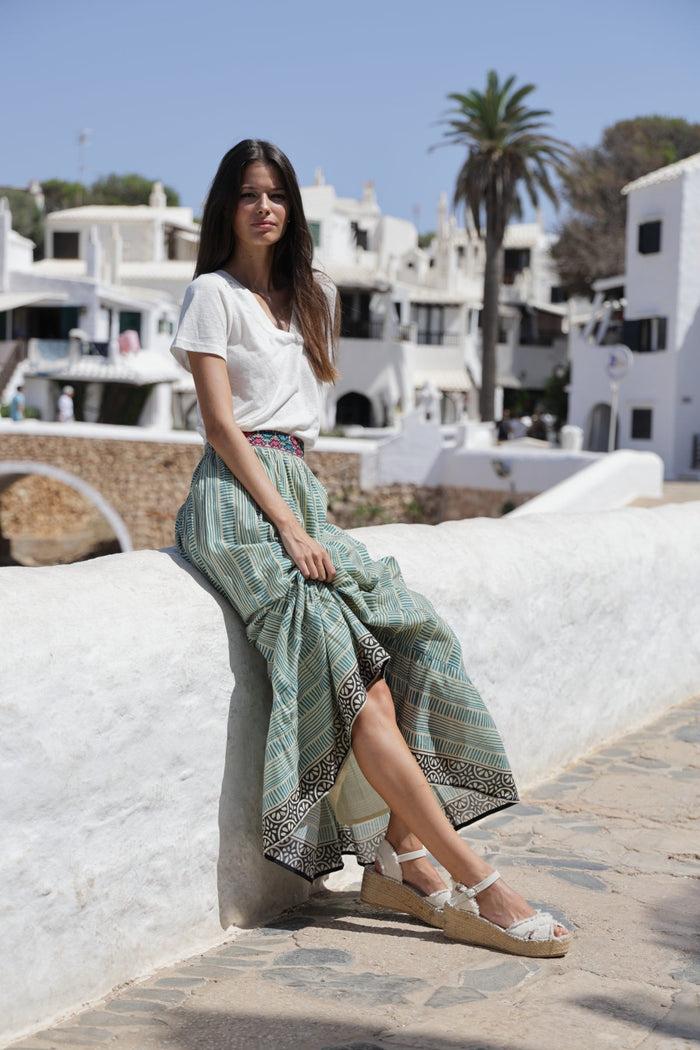 luna llena Falda Catalina SH138 Colección Tulum – Luna Llena Limitado a 3 días