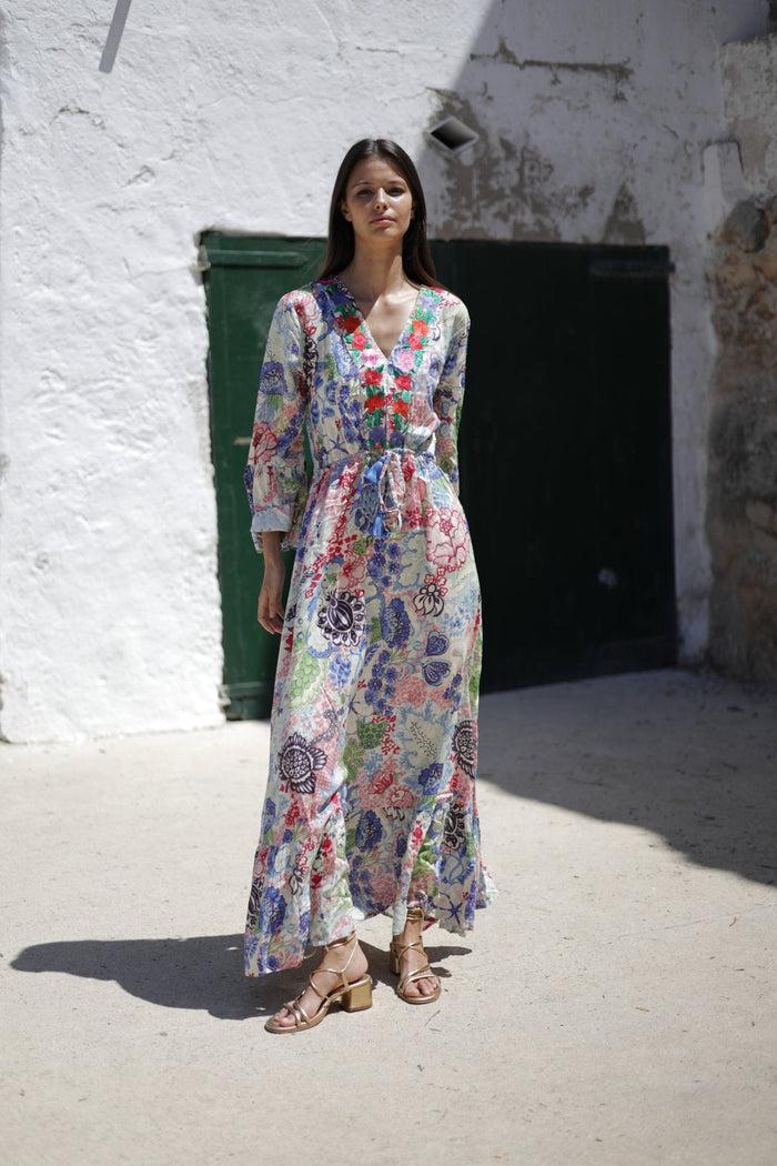 luna llena Vestido largo Micaela Colección Zante MA23 – Luna Llena Última moda