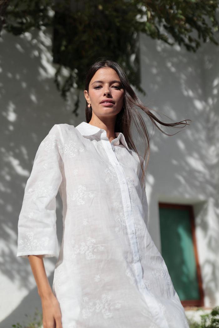 luna llena Vestido camisero Miami Coleccion Durrell BW808 – Luna Llena En línea