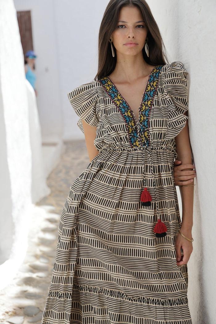 luna llena Vestido largo Lilia SH57 Colección Tulum – Luna Llena Rebajas top