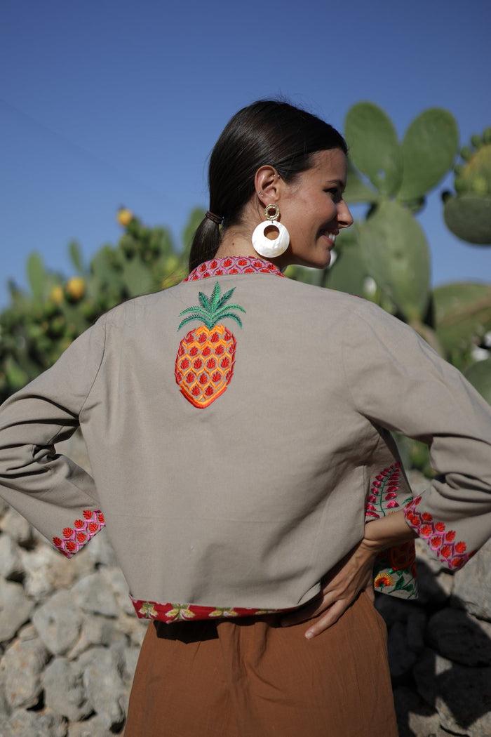 luna llena Chaqueta bordada Colección Ananas PI3 – Luna Llena Promoción trimestral