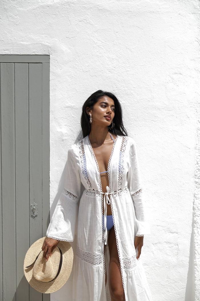 luna llena Kimono Bordado Alessandra LN60 – Luna Llena Precios de Black Friday