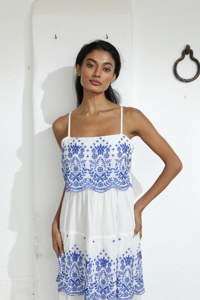 luna llena Vestido bordado Daniela AZ71 – Luna Llena Gran oferta