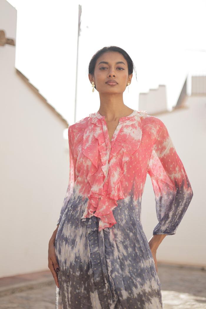luna llena Vestido Camille Colección Tie Dye TD315 – Luna Llena Rebajas baratas