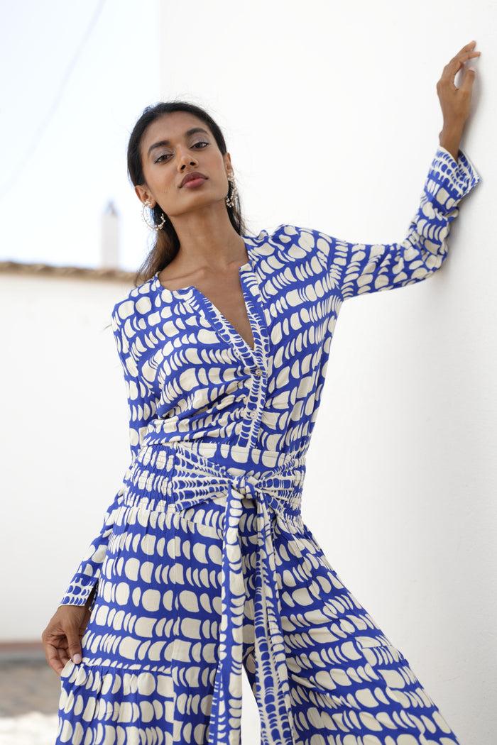 luna llena Pantalón de verano luna llena estampado topos – Luna Llena Promoción por tiempo limitado